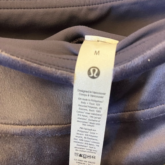 Lululemon Scuba High Rise Mini Skirt Velvet Nightfall Size Medium NWT - Picture 5 of 5